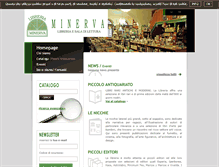 Tablet Screenshot of libreria-minerva.it